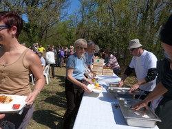 9 Avril 2016 déjeuner à St Barthélémy à Pernes les fontaines
