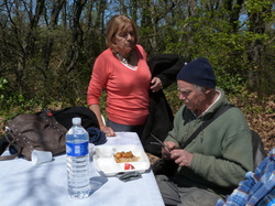 9 Avril 2016 déjeuner à St Barthélémy à Pernes les fontaines