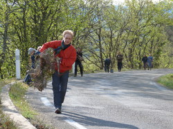 9 Avril 2016, Depuis le Rieu jusqu'au Fouquet à Venasque