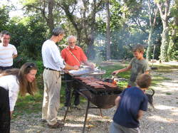 Autour d'une castagnade à Aurel