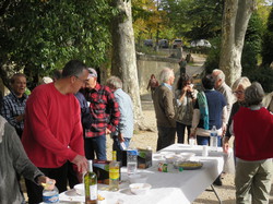 Autour d'une Castagnade à Aurel, au piemont du Ventoux