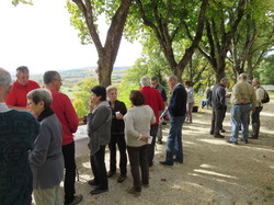 Autour d'une Castagnade à Aurel, au piemont du Ventoux