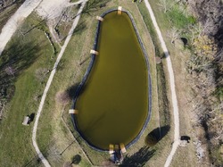 Des échelles à batraciens installées au lac de St Trinit