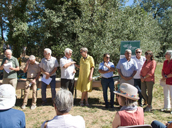 L'nauguration du moulin Virgile à Monieux