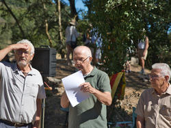 L'nauguration du moulin Virgile à Monieux