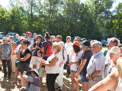 L'nauguration du moulin Virgile à Monieux
