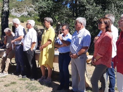 L'nauguration du moulin Virgile à Monieux