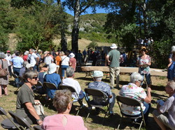 L'nauguration du moulin Virgile à Monieux