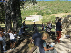 L'nauguration du moulin Virgile à Monieux