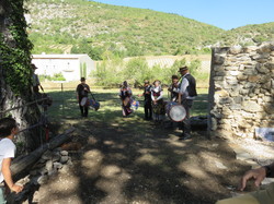L'nauguration du moulin Virgile à Monieux