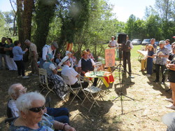 L'nauguration du moulin Virgile à Monieux