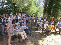 L'nauguration du moulin Virgile à Monieux