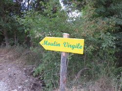 L'nauguration du moulin Virgile à Monieux