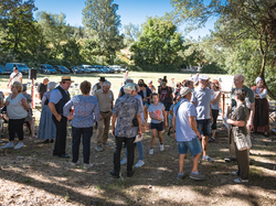 L'nauguration du moulin Virgile à Monieux