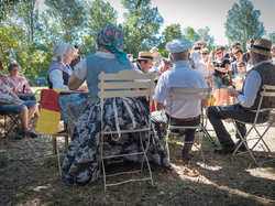 L'nauguration du moulin Virgile à Monieux
