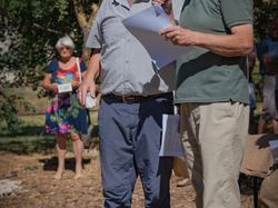 L'nauguration du moulin Virgile à Monieux