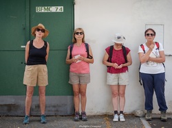 Les arbres du village à Méthamis