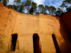 Les Mines d'ocre jaune de Bruoux