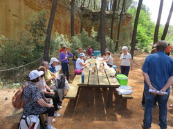Les Mines d'ocre jaune de Bruoux