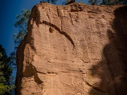 Les Mines d'ocre jaune de Bruoux