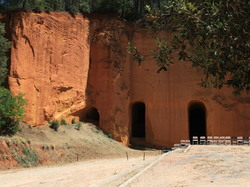 Les Mines d'ocre jaune de Bruoux