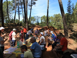 Les Mines d'ocre jaune de Bruoux
