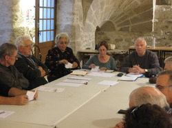 Réunion à Venasque